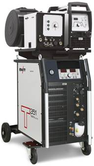Inverter-AC/DC-Heidraht-Schweigert mit allen notwendigen Komponenten Tetrix 351 AC/DC AW FW