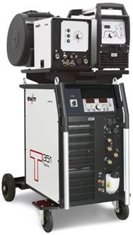 Inverter-DC-Heidraht-Schweigert mit allen notwendigen Komponenten Tetrix 351 AW FW