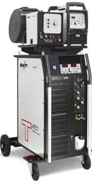 Inverter-AC/DC-Heidraht-Schweigert mit allen notwendigen Komponenten Tetrix 451 AC/DC AW FW