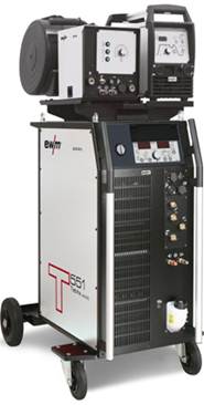 Inverter-AC/DC-Heidraht-Schweigert mit allen notwendigen Komponenten Tetrix 551 AC/DC AW FW
