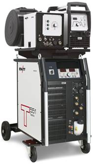 Inverter-DC-Heidraht-Schweigert mit allen notwendigen Komponenten Tetrix 551 AW FW